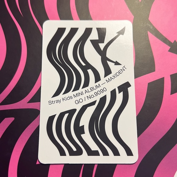 Stray Kids Felix Official Maxident Photocard. ~ Go Ver. ~ - Picture 2 of 2